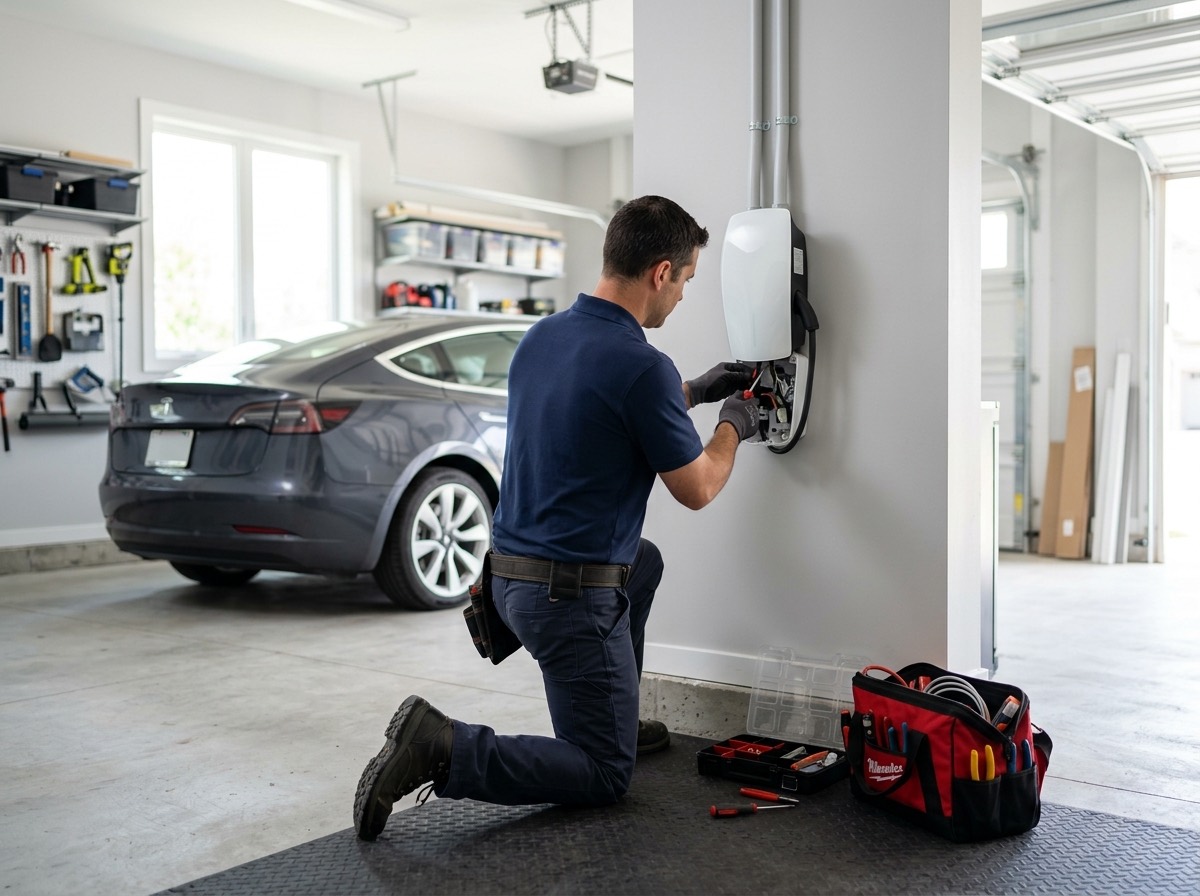 Voltcore electrician at work